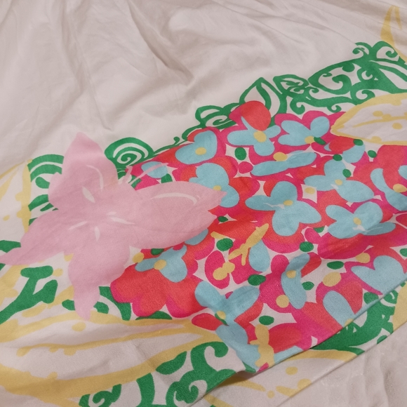 Lilly Pulitzer Lottie Dress Resort White Mariposa Placed - Picture 9 of 15